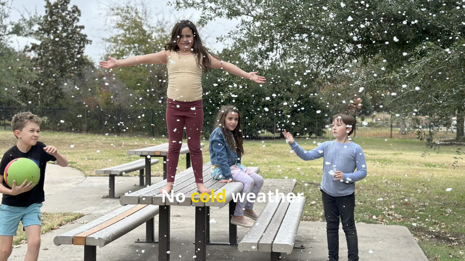 Yes, it can snow in Texas — even in July!